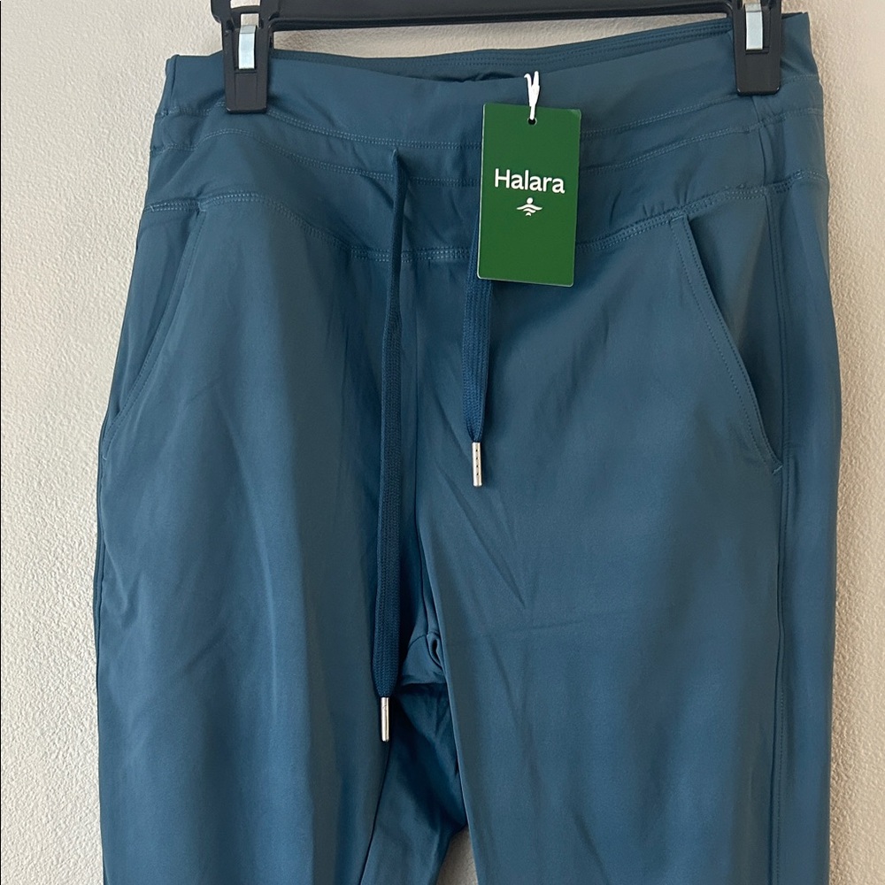 HALARA Women’s Teal Joggers Size Medium Tall 29" inseam - Picture 3 of 6